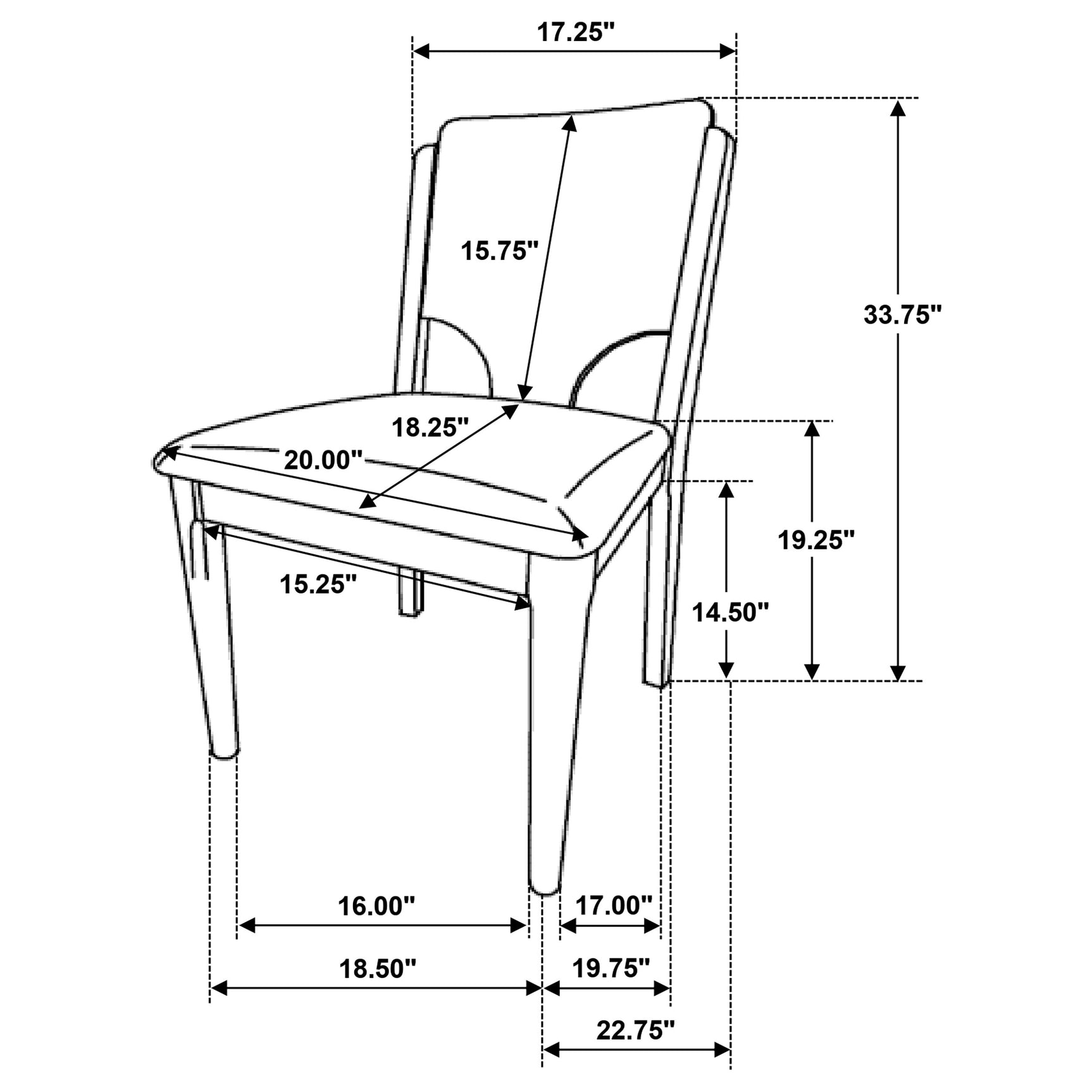 Crestmore 7-piece Rectangular Dining Table Set Walnut - Tampa Furniture Outlet