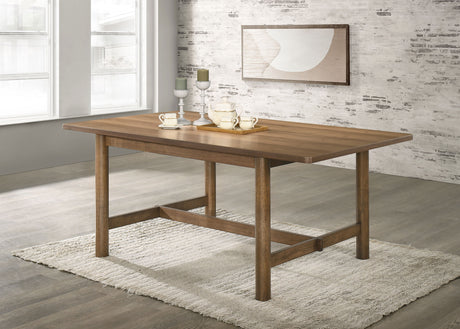 Crestmore 71-inch Rectangular Wood Dining Table Walnut - Tampa Furniture Outlet