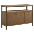 Tampa Furniture Outlet - Coaster - Crestmore 52-inch Dining Cabinet Sideboard Buffet Walnut - 108575