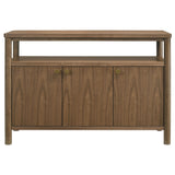 Crestmore 52-inch Dining Cabinet Sideboard Buffet Walnut - Tampa Furniture Outlet