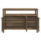 Crestmore 52-inch Dining Cabinet Sideboard Buffet Walnut - Tampa Furniture Outlet