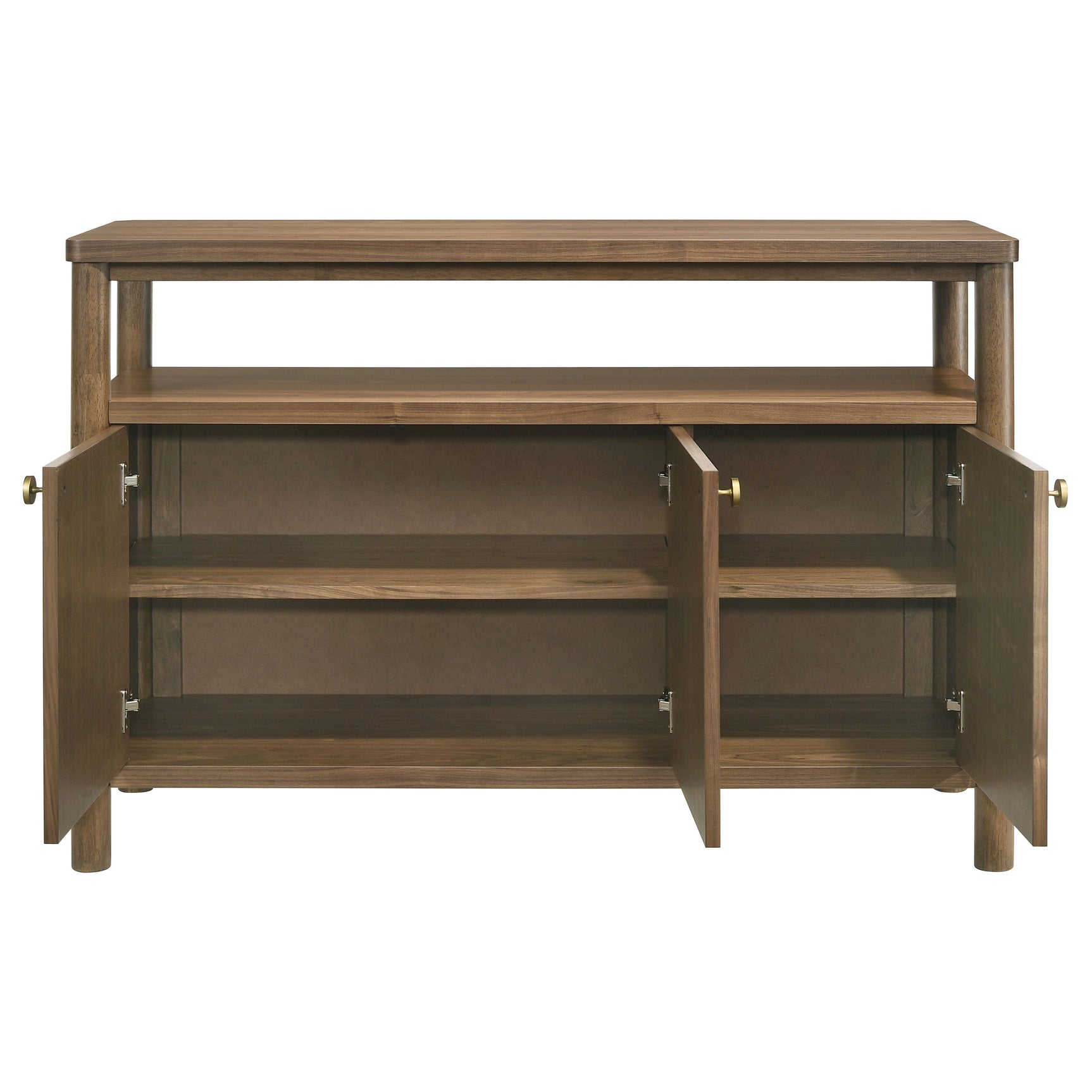 Crestmore 52-inch Dining Cabinet Sideboard Buffet Walnut - Tampa Furniture Outlet