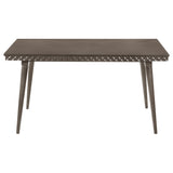 Onslow 59-inch Rectangular Wood Dining Table Dark Brown - Tampa Furniture Outlet