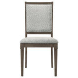 Onslow Upholstered Dining Side Chair Dark Brown (Set of 2) - Tampa Furniture Outlet