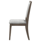 Onslow Upholstered Dining Side Chair Dark Brown (Set of 2) - Tampa Furniture Outlet