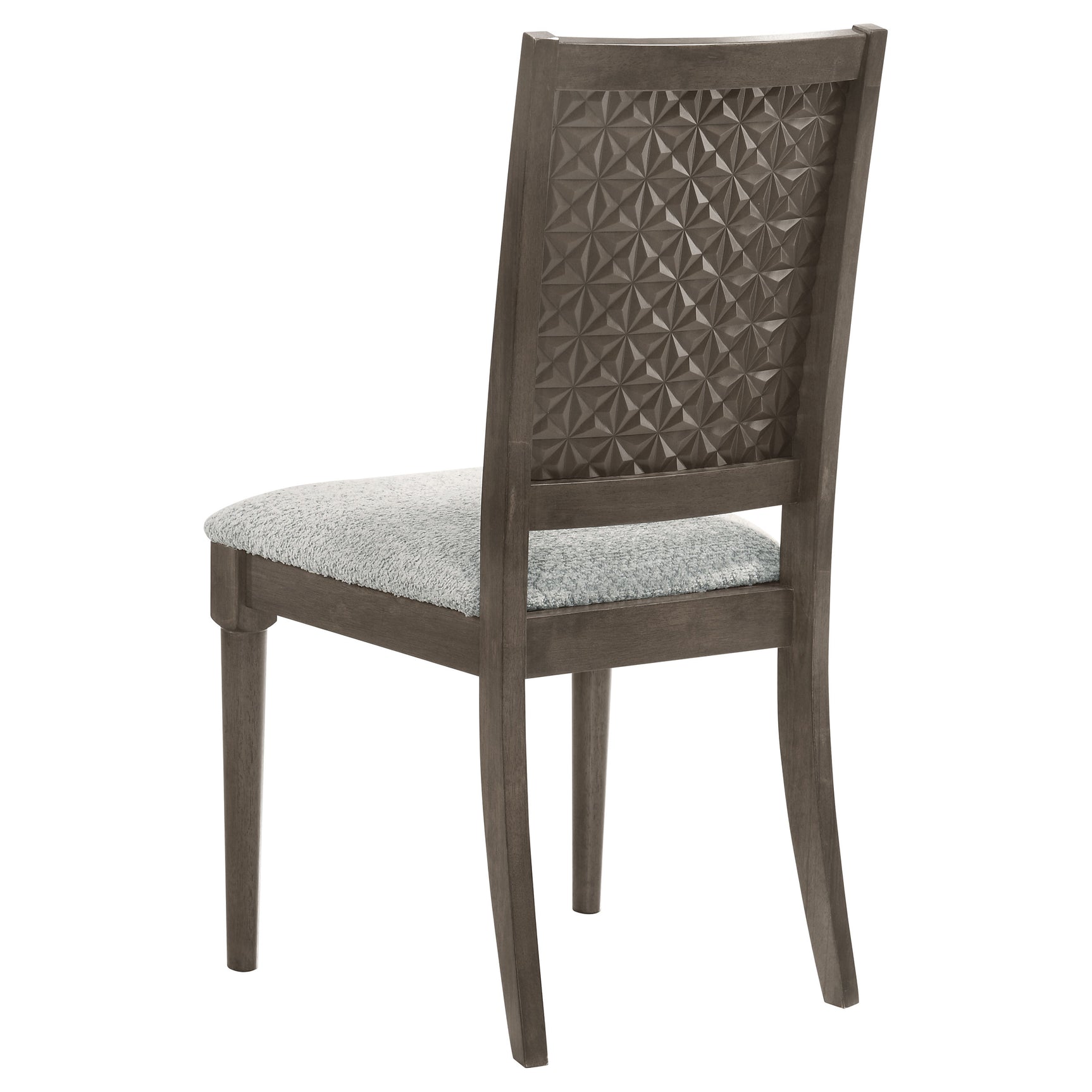 Onslow Upholstered Dining Side Chair Dark Brown (Set of 2) - Tampa Furniture Outlet
