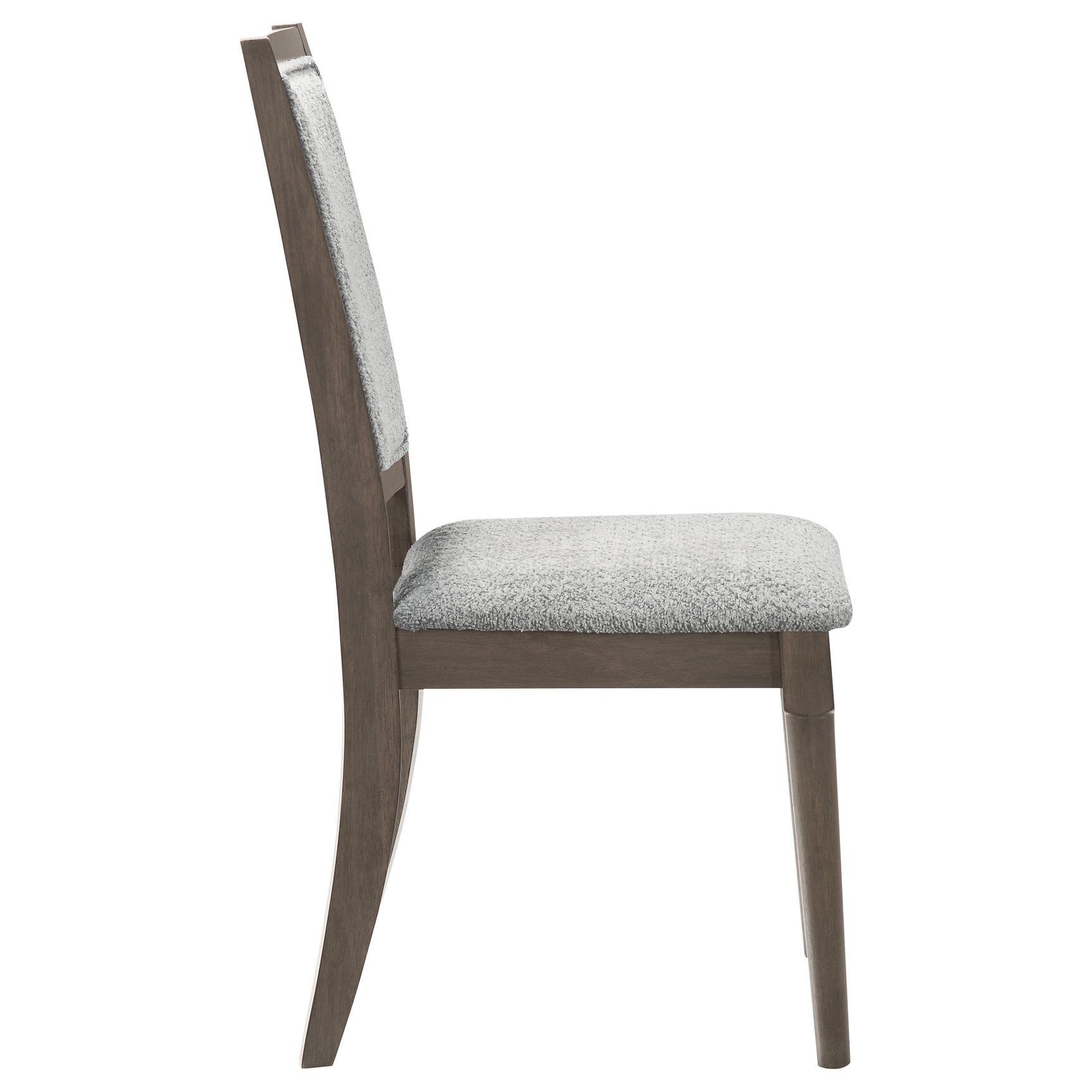 Onslow Upholstered Dining Side Chair Dark Brown (Set of 2) - Tampa Furniture Outlet