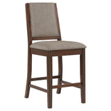 Patterson 5-piece Counter Height Dining Set Mango Oak - Tampa Furniture Outlet