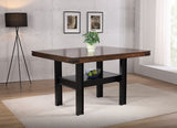 Patterson 60-inch Counter Height Dining Table Mango Oak - Tampa Furniture Outlet
