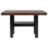 Patterson 60-inch Counter Height Dining Table Mango Oak - Tampa Furniture Outlet
