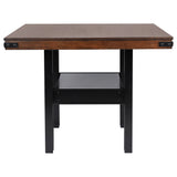 Patterson 60-inch Counter Height Dining Table Mango Oak - Tampa Furniture Outlet