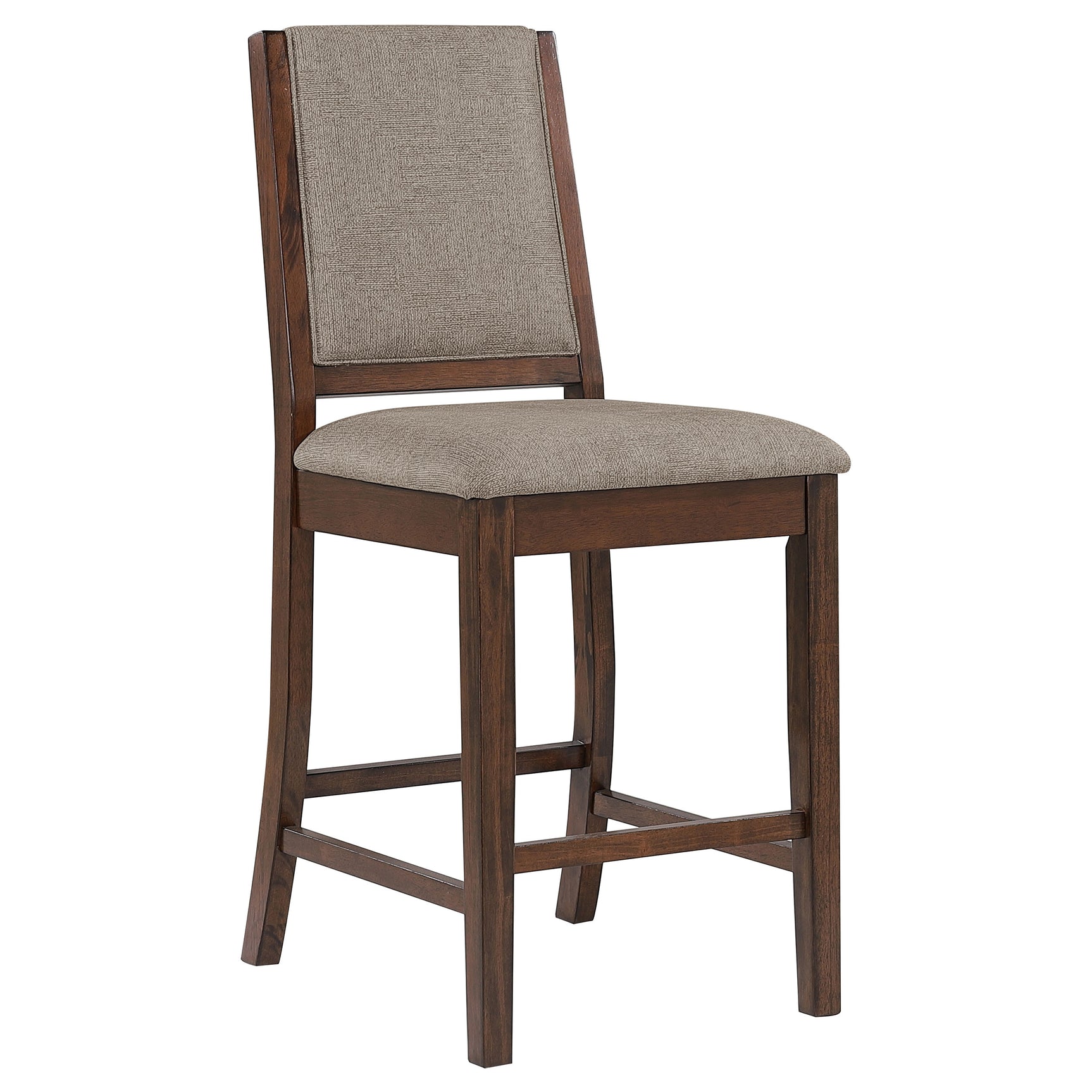 Patterson Upholstered Counter Chair Mango Oak (Set of 2) - Tampa Furniture Outlet