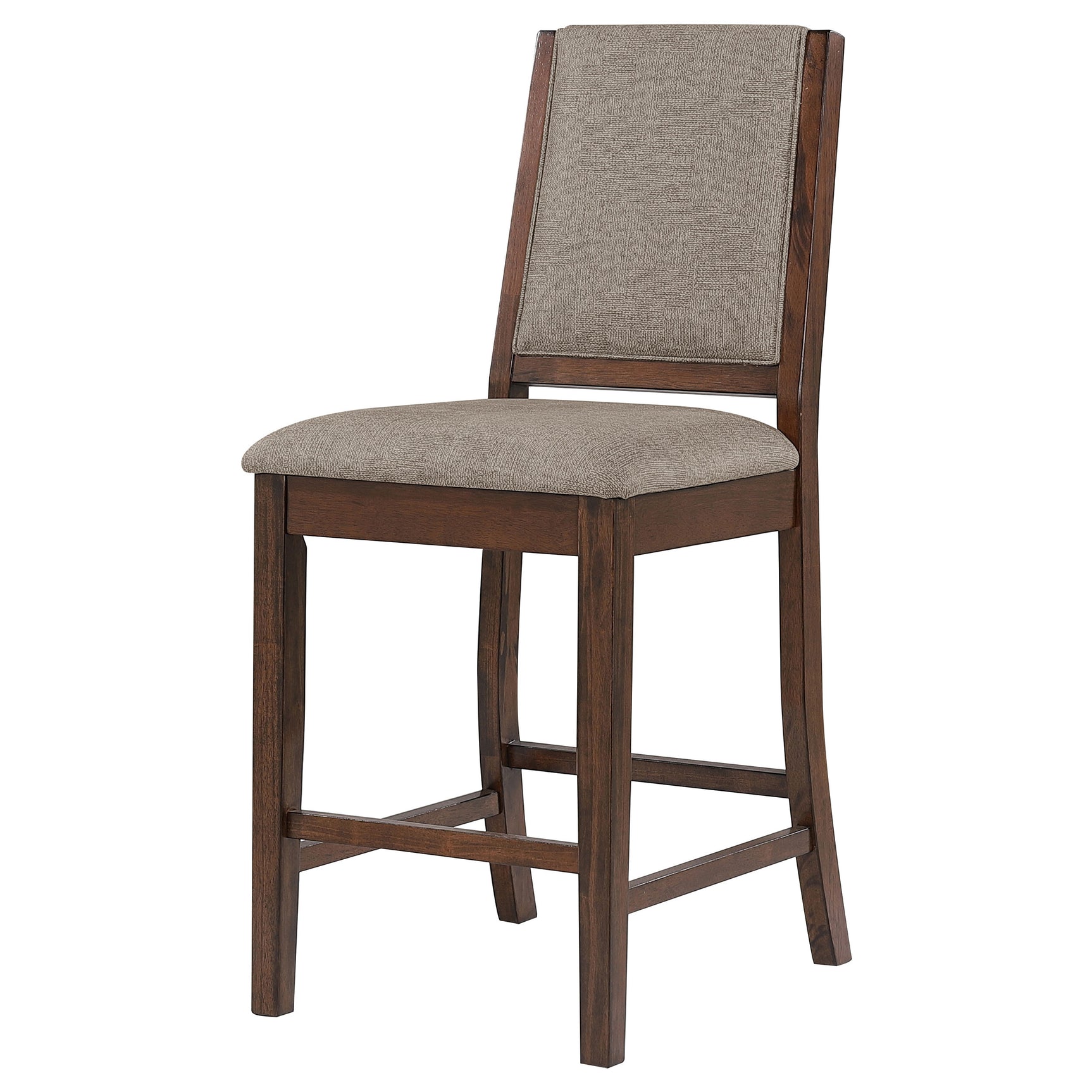 Patterson Upholstered Counter Chair Mango Oak (Set of 2) - Tampa Furniture Outlet