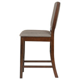 Patterson Upholstered Counter Chair Mango Oak (Set of 2) - Tampa Furniture Outlet