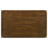Almonte 59-inch Rectangular Wood Dining Table Dark Brown - Tampa Furniture Outlet
