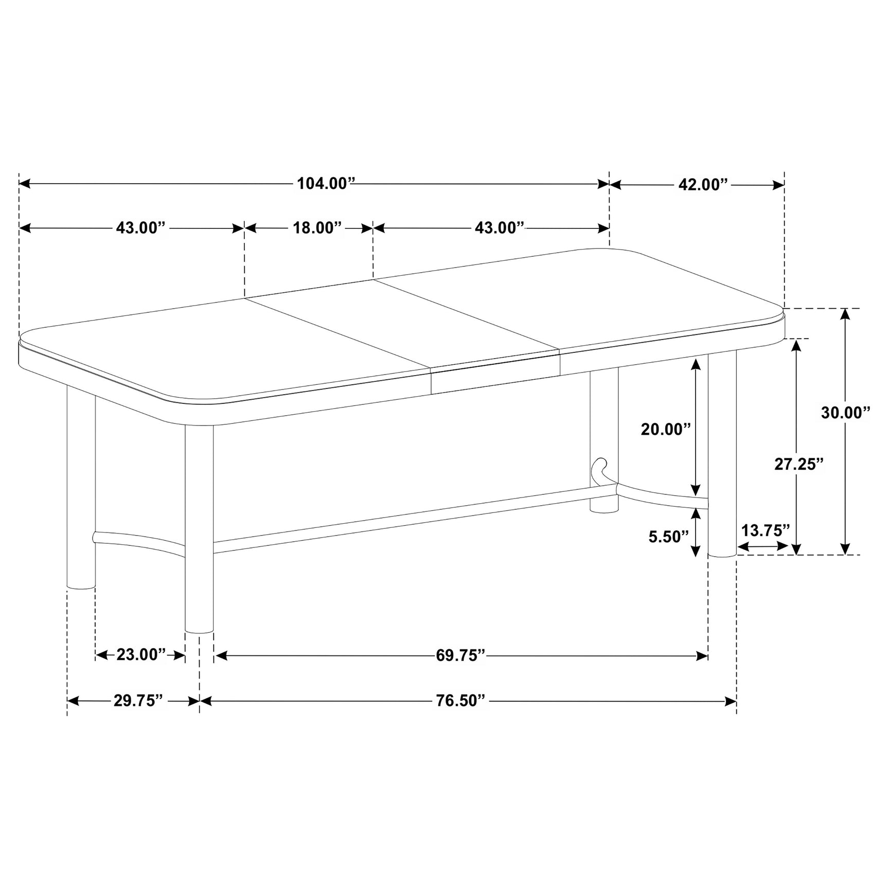 Arini 5-piece Extension Leaf Dining Table Set Sand Wash - Tampa Furniture Outlet