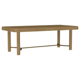 Arini 7-piece Extension Leaf Dining Table Set Sand Wash and Black - Tampa Furniture Outlet