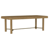 Tampa Furniture Outlet - Coaster - Arini 104-inch Extension Leaf Dining Table Sand Wash - 108931