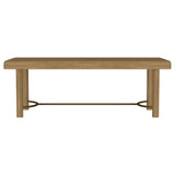 Arini 104-inch Extension Leaf Dining Table Sand Wash - Tampa Furniture Outlet