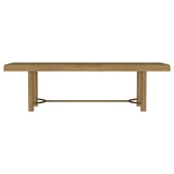 Arini 104-inch Extension Leaf Dining Table Sand Wash - Tampa Furniture Outlet