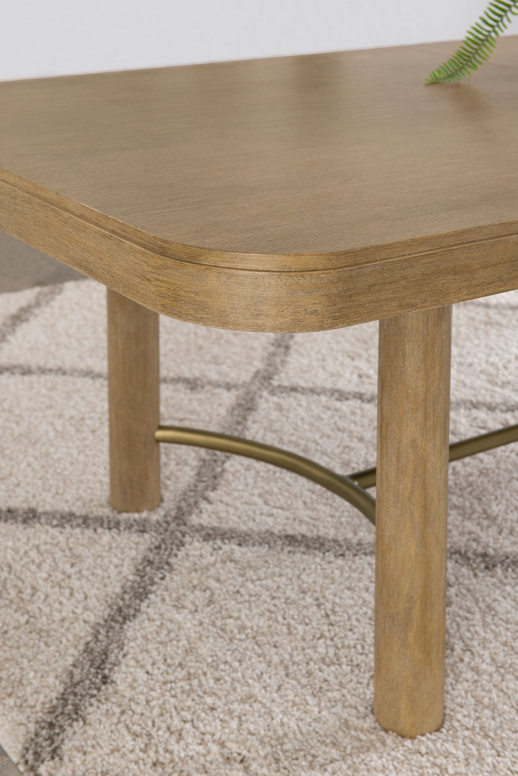 Arini 104-inch Extension Leaf Dining Table Sand Wash - Tampa Furniture Outlet