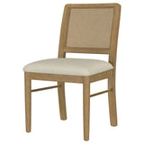 Arini Rattan Cane Dining Side Chair Sand Wash (Set of 2) - Tampa Furniture Outlet