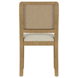 Arini Rattan Cane Dining Side Chair Sand Wash (Set of 2) - Tampa Furniture Outlet