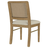 Arini Rattan Cane Dining Side Chair Sand Wash (Set of 2) - Tampa Furniture Outlet
