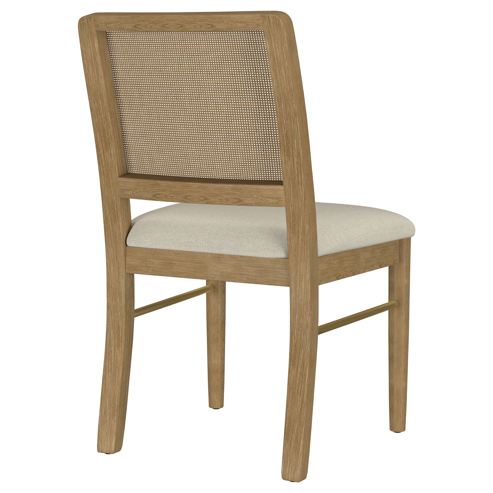 Arini Rattan Cane Dining Side Chair Sand Wash (Set of 2) - Tampa Furniture Outlet