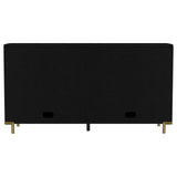 Arini 2-drawer Cane Door Dining Sideboard Server Black - Tampa Furniture Outlet