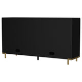 Arini 2-drawer Cane Door Dining Sideboard Server Black - Tampa Furniture Outlet