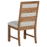 Bruner 7-piece 72-inch Rectangular Dining Set Natural Brown - Tampa Furniture Outlet