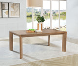 Bruner 72-inch Rectangular Wood Dining Table Natural Brown - Tampa Furniture Outlet