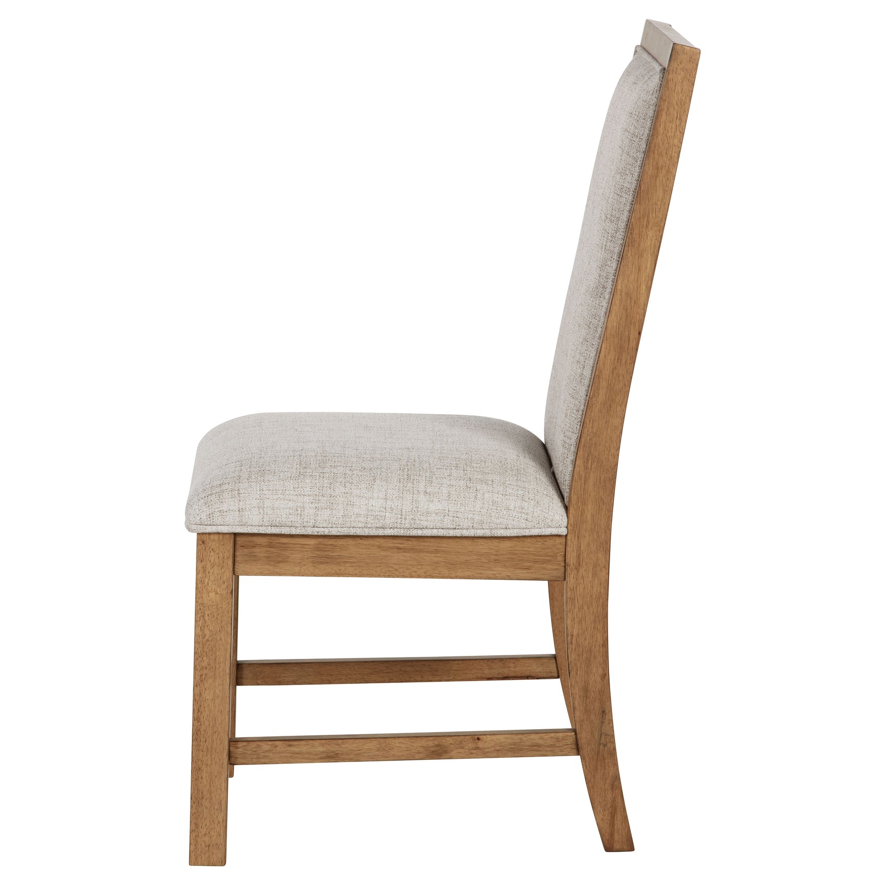 Bruner Upholstered Side Chair Natural Brown (Set of 2) - Tampa Furniture Outlet