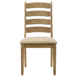 Danvers Wood Dining Side Chair Brown Oak (Set of 2) - Tampa Furniture Outlet