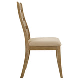 Danvers Wood Dining Side Chair Brown Oak (Set of 2) - Tampa Furniture Outlet