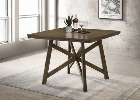 Canfield 47-inch Square Counter Height Dining Table Brown - Tampa Furniture Outlet