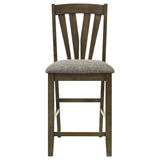 Canfield Counter Height Dining Side Chair Brown (Set of 2) - Tampa Furniture Outlet