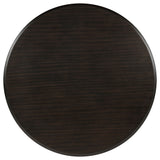 Twyla 7-piece Round Wood Dining Room Table Set Dark Cocoa