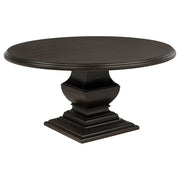 Tampa Furniture Outlet - Coaster - Twyla 60-inch Round Wood Dining Room Table Dark Cocoa - 109230