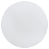 Judd 54-inch Round Dining Wood Table with Shelf Pearl White - Tampa Furniture Outlet