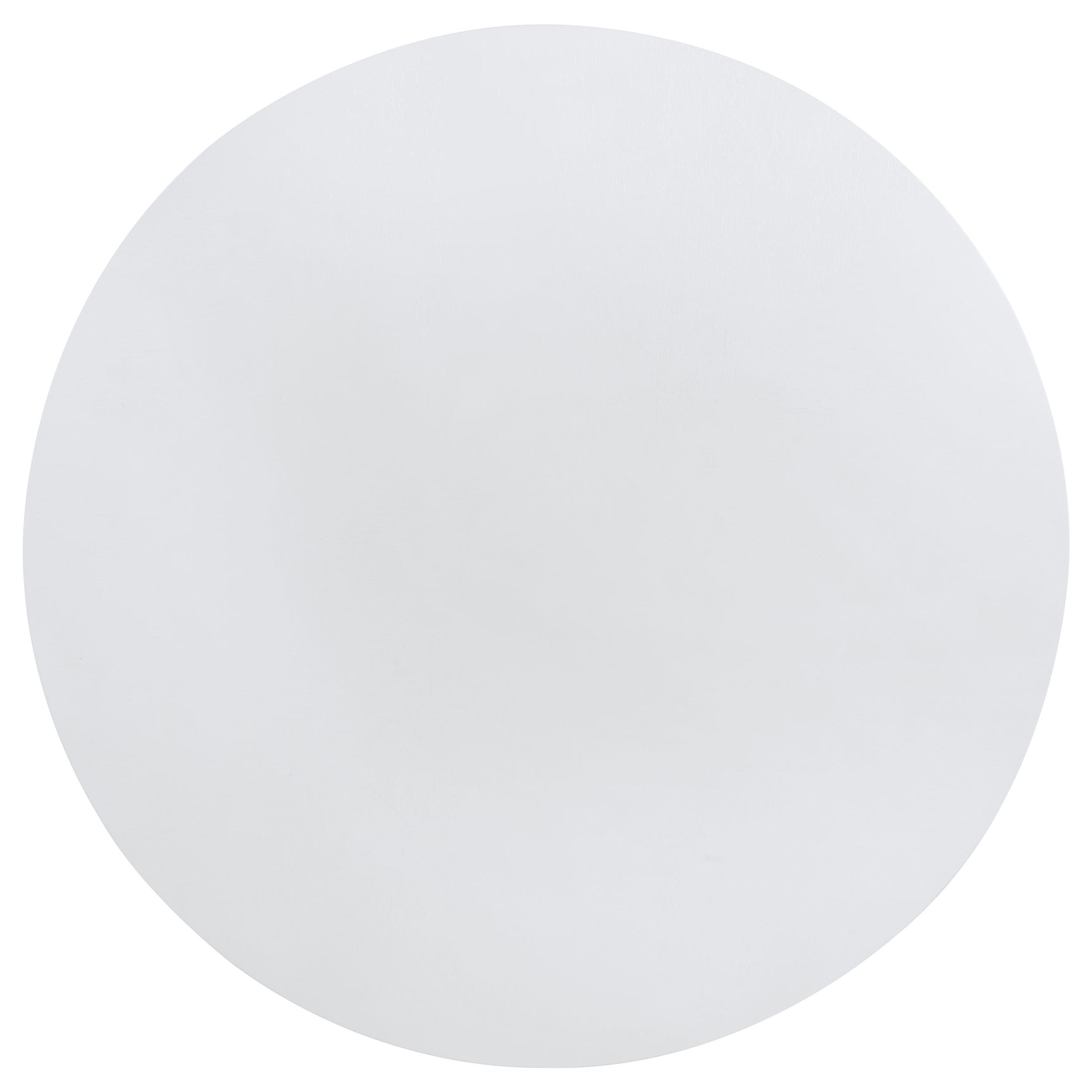 Judd 54-inch Round Dining Wood Table with Shelf Pearl White - Tampa Furniture Outlet