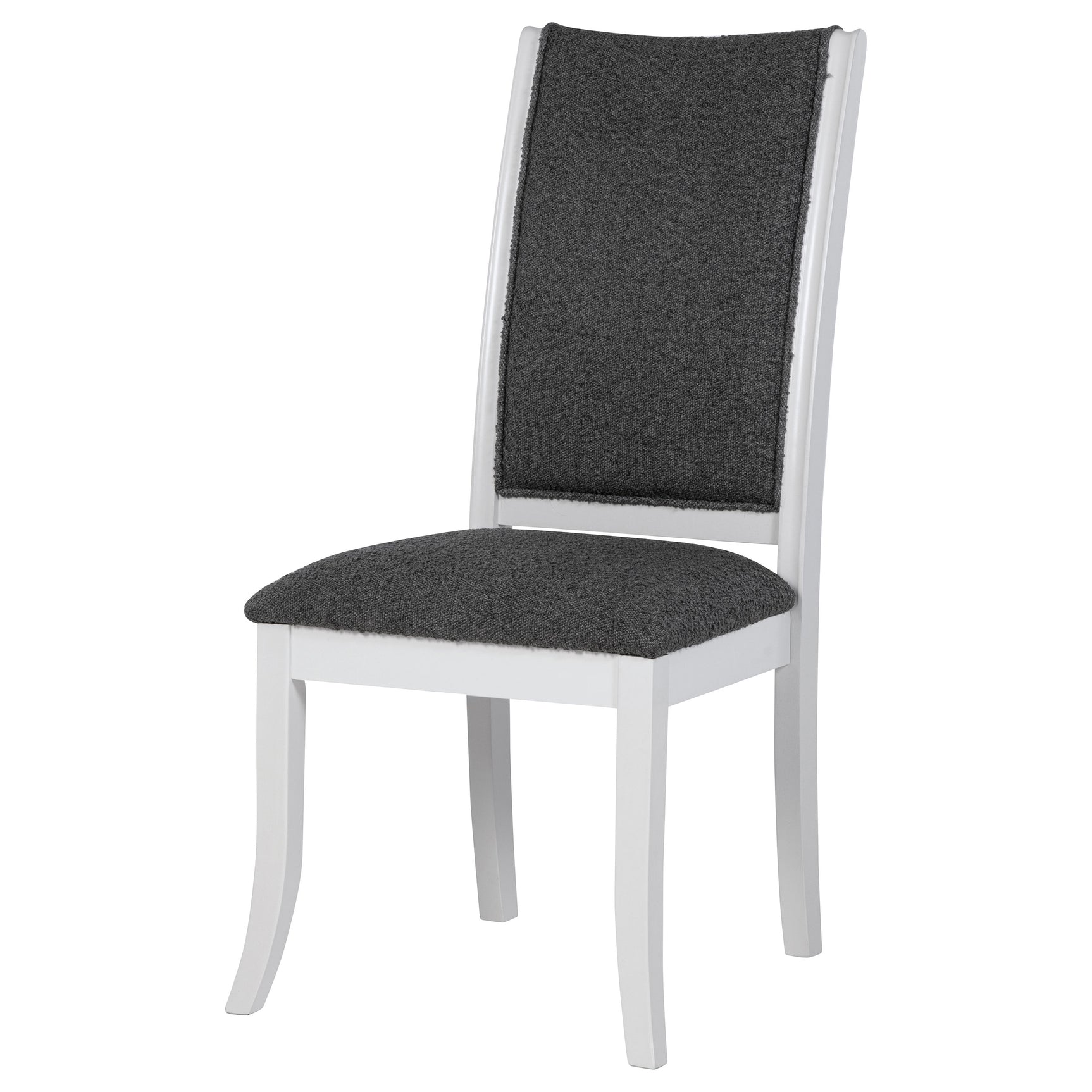 Judd Upholstered Dining Side Chair Pearl White (Set of 2) - Tampa Furniture Outlet