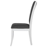 Judd Upholstered Dining Side Chair Pearl White (Set of 2) - Tampa Furniture Outlet