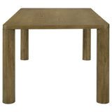 Castlewood 5-piece 71-inch Rectangular Dining Set Brown Oak - Tampa Furniture Outlet