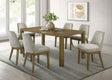 Tampa Furniture Outlet - Coaster - Castlewood 7-piece 71-inch Rectangular Dining Set Brown Oak - 109351-S7