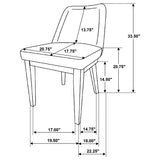 Castlewood 7-piece 71-inch Rectangular Dining Set Brown Oak - Tampa Furniture Outlet