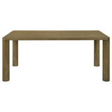 Castlewood 71-inch Rectangular Wood Dining Table Brown Oak - Tampa Furniture Outlet