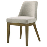 Castlewood Upholstered Side Chair Light Tan (Set of 2) - Tampa Furniture Outlet