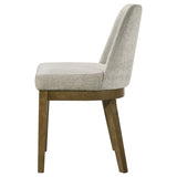 Castlewood Upholstered Side Chair Light Tan (Set of 2) - Tampa Furniture Outlet